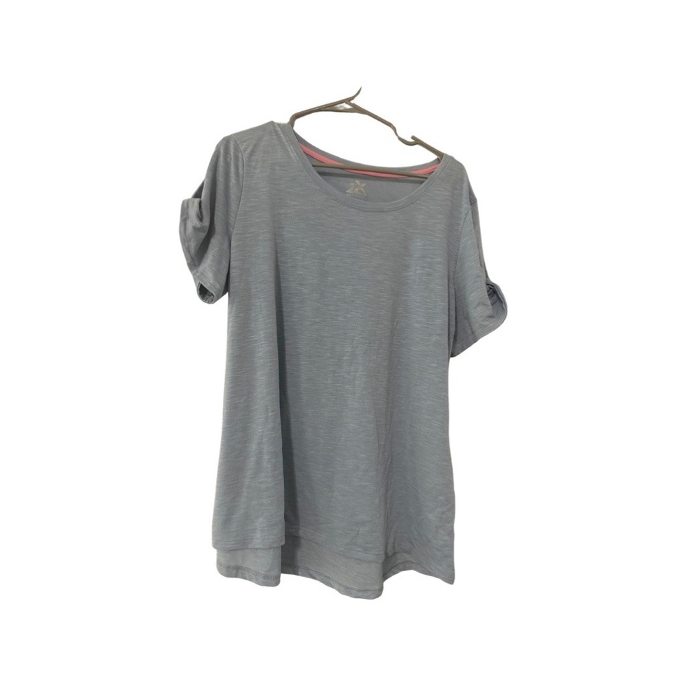 Women's Zeroxposur  XXL/XXG BLUE Short Rolled Sleeves